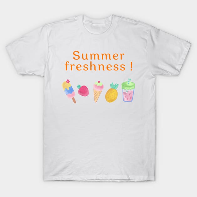 Summer freshness T-Shirt by Zinoo